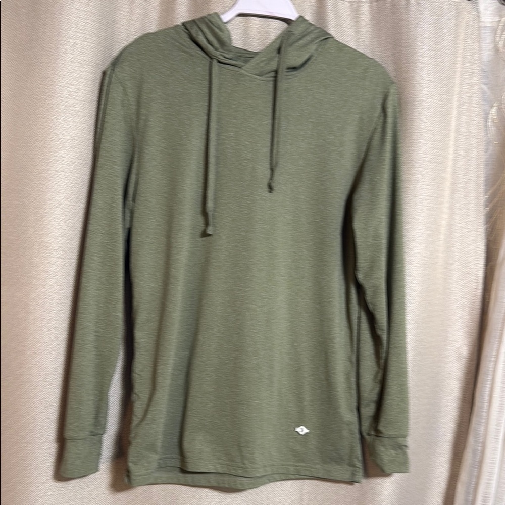 BURLEBO  Olive Green Hoodie by